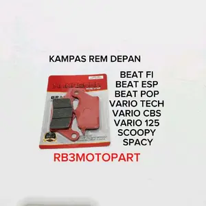 DISPAD KAMPAS REM DEPAN HANAGASA BEAT FI ESP POP VARIO TECHNO CBS 125 SPACY SCOOPY