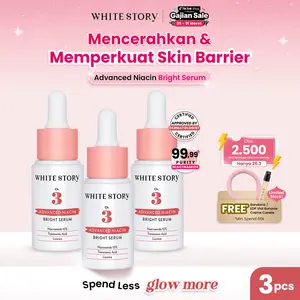 WHITE STORY Advanced Niacin Bright Serum | Serum Wajah Mencerahkan, Bersih & Glowing