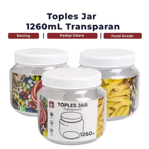 Toples Jar Transparant 1260ml
