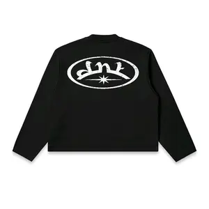 Dehated Longsleeve Boxy Black Cycle - Kaos Lengan Panjang Boxy Unisex Combed 20s