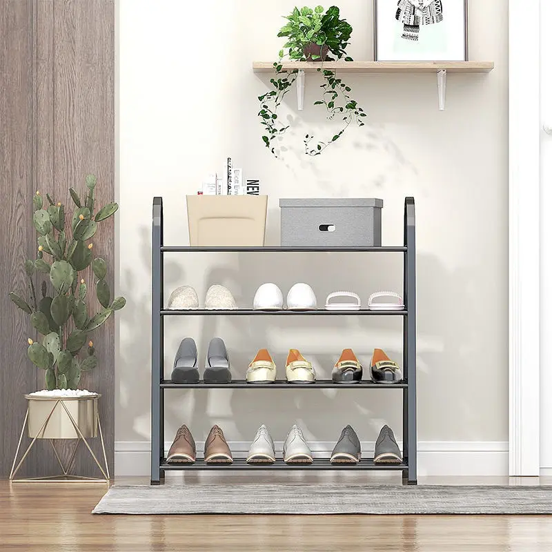 Rak Sepatu 4 Tingkat / Rak Sepatu Plastik / Tebal Dan Awet / Rak Sepatu Serbaguna / Rak Penyimpanan Sepatu Sendal / Rak Sepatu Portable Bisa Lepas Pasang/Rak Sepatu Sandal 4 Susun | Rak Sepatu Serbaguna 4