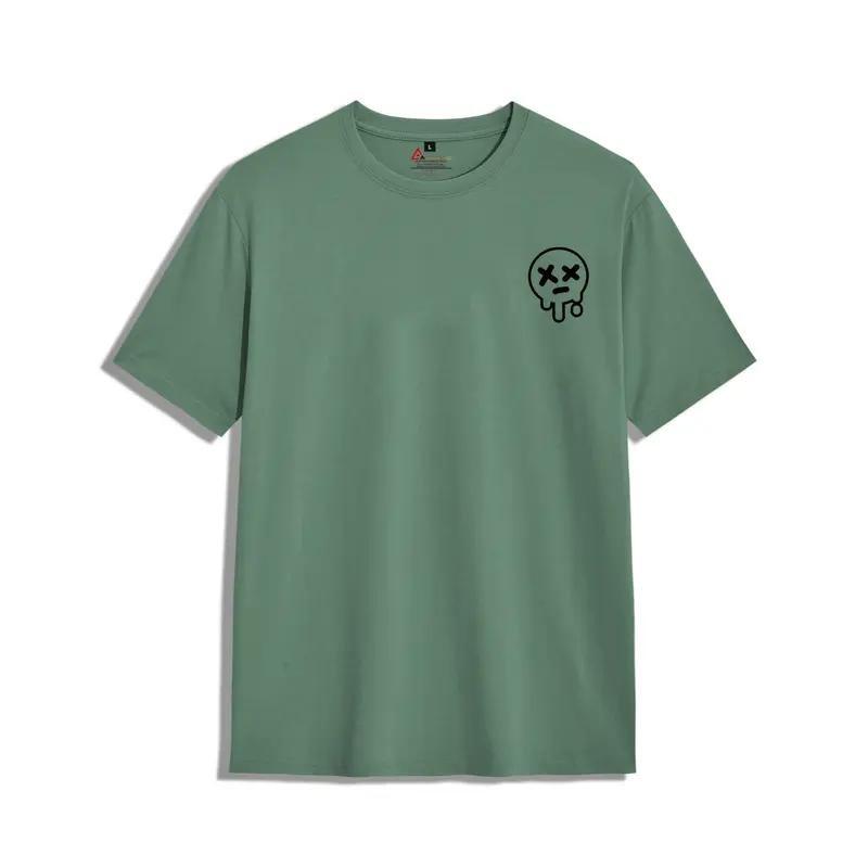 Baju Kaos Distro Pria Motip Smile - Kaos Unisex Sablon Simple - Baju Kaos Katun Casual Digital High - Nyaman Panjang Printing 3