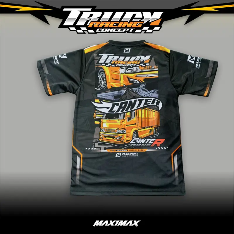 JERSEY CANTER RACING | Jersey Truck Canter | Jersey Truck Premium - HITAM 6