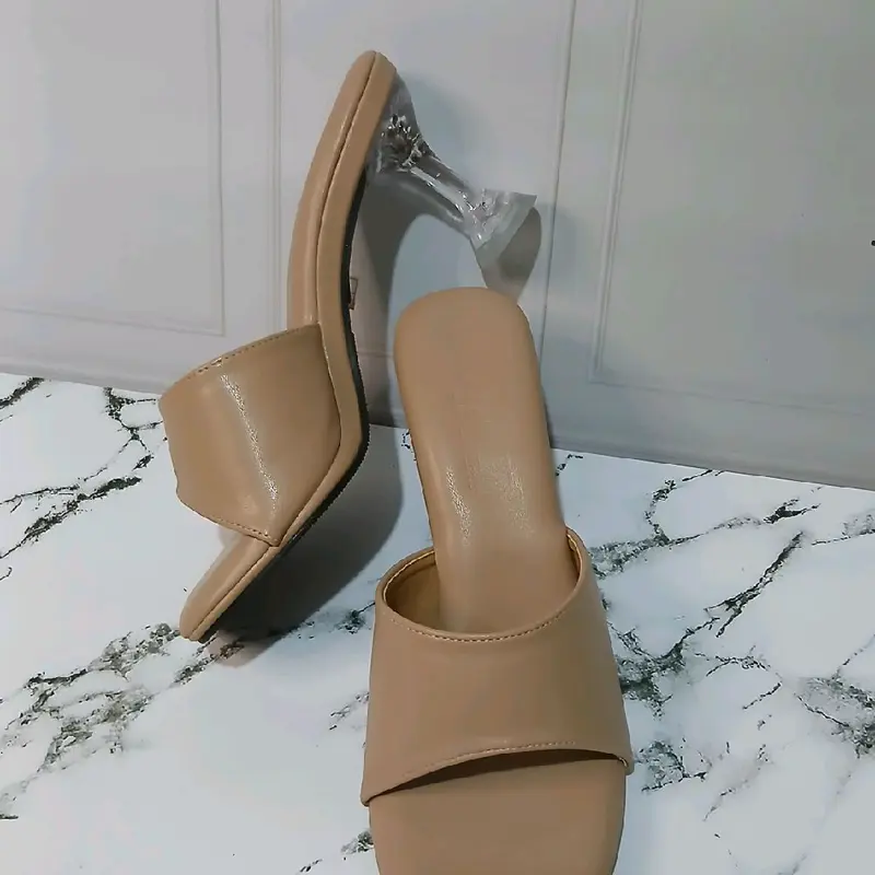 SeleraIndah - Sandal Wanita Hak Kerucut 7 CM berbantalan empuk simple elegan heels graduation hils aqua Sendal princess 4 lebaran luxury shoes antiselip size 40 6