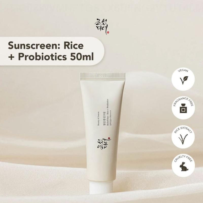 Beauty of Joseon Sunscreen SPF50+ PA++++ Relief Sun Rice + Probiotics skincare korea joseon 50ml 1R6DIR 0