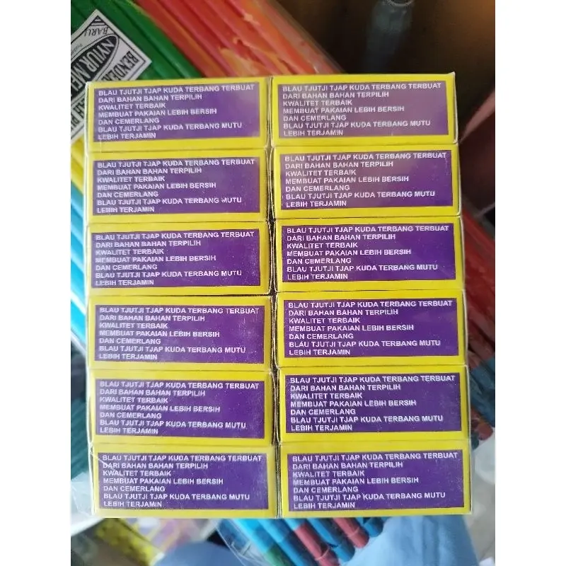 BLAU TJUTJI GROSIR ISI 12PCS | DETERJEN PEMBERSIH PAKAIAN | BLAU CUCI CAP KUDA TERBANG