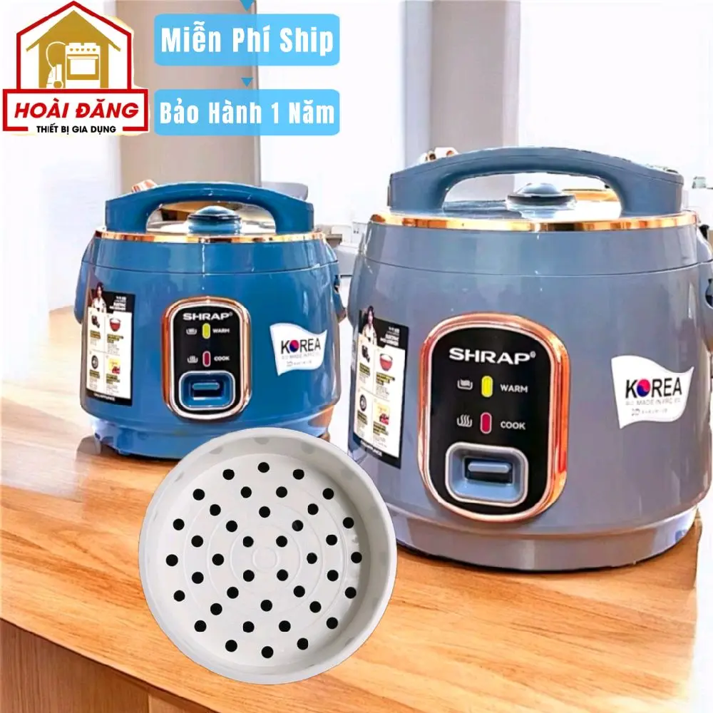 ( Bảo Hành 1 Năm )Nồi Cơm Điện SHÁHP Dung Tích 1.2L 1.8L 2.2L  Bán Kèm Lồng Hấp Bền Chống Dính Công Nghệ USA Bảo Hành 12 Tháng Nấu Cơm Coker nồi