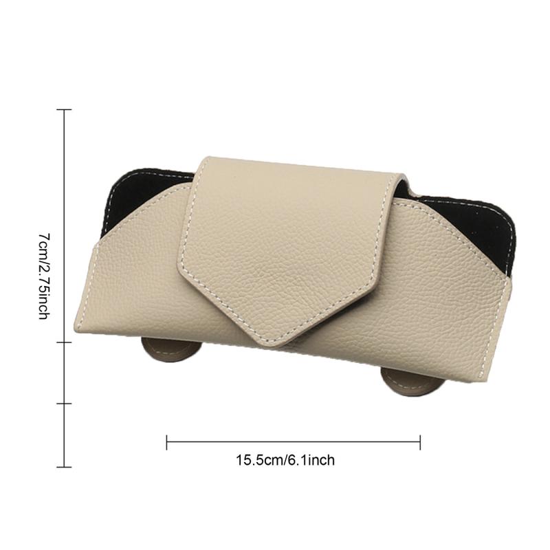 Product Introduction of Car Glasses Case Auto Sun Visor Glasses Holder Sunglasses Clip Card Ticket Holder Multi-Function Automobile Accessories  Storage 35