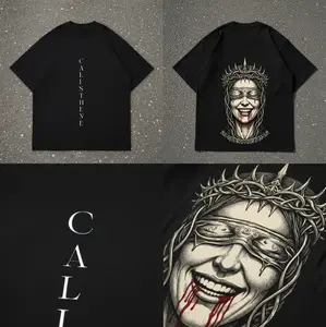 CALISTHENE T-Shirt Premium Katun 24s Relaxed Fit - BLOODS 01