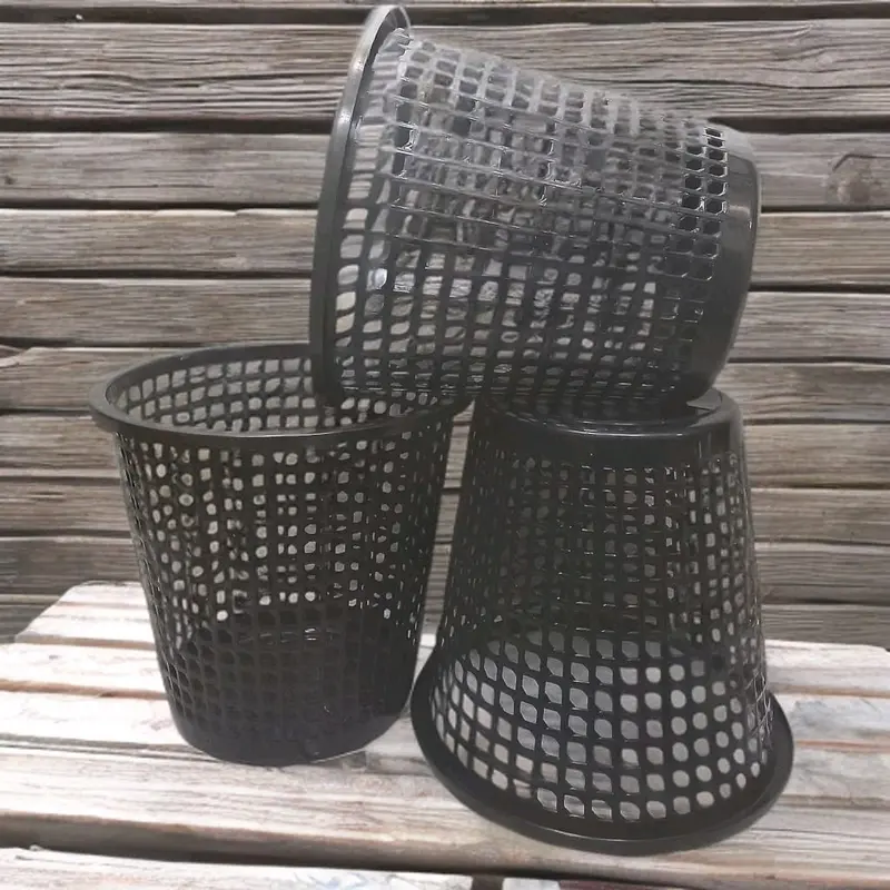 Tempat Sampah Plastik Dynamic Hitam Glossy Jumbo Diameter 27 CM - Keranjang Sampah Bulat 8003 Black 5