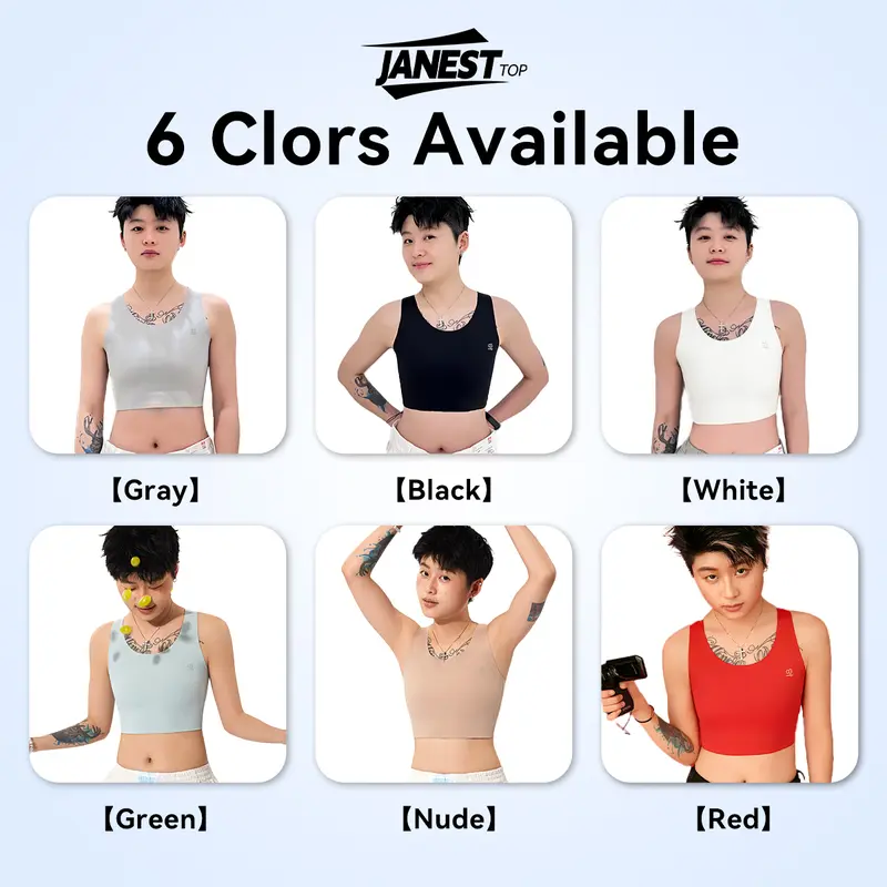 Dụng Cụ Đóng Ngực Tomboy, Liền Mạch, Định Hình Ngực, Đồ Quần Áo Thể Thao, Dụng Cụ Đóng Nửa, Dành Cho Phụ Nữ Ngoại Cỡ 1