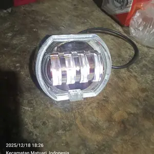 Lampu Tembak Daymaker Biled Projie Biled proji Biled 4 lensa 8D CR7 4,5 INCH Motorcycle