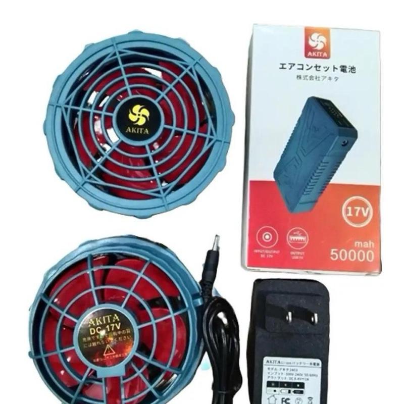 Pin rời Akita 50.000mAh 17V siêu bền, chính hãng bảo hành 12 tháng. quạt di đồ gia mini portable case quạt  cầm  tay  mini  phun  sương quạt  điện  mini  goojodoq tốc quat tich 6