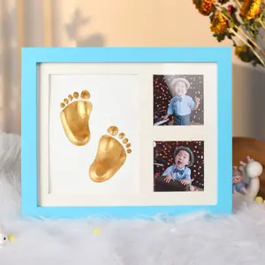 Cetakan Kaki Tangan bayi Baby Clay Bingkai Foto Anak Kado Hadiah Newborn