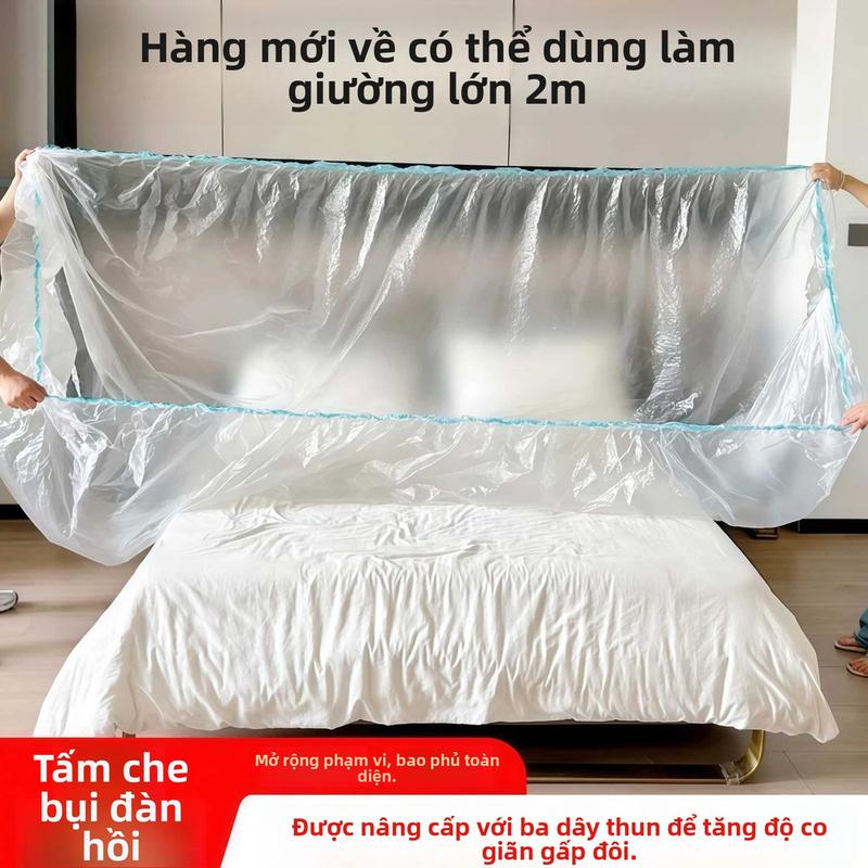 Tấm phủ giường đàn hồi dùng một lần chống bụi, tấm phủ bảo vệ đồ nội thất sofa…