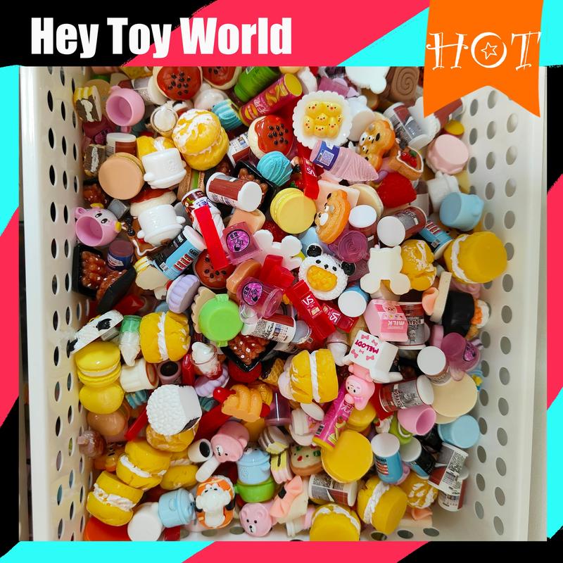 【Đồ chơi nhựa mini hỗn hợp ngẫu nhiên】 300ml/500ml/1000ml diy Toy 3