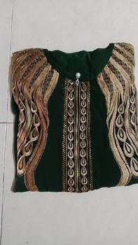 Product Review of (COD)Gamis Abaya Arab SHANIA Motif Bordir Jersey Mix Ceruty Mote Swarosky Terbaru Muslim Hitam Turki Mewah from e**1 1