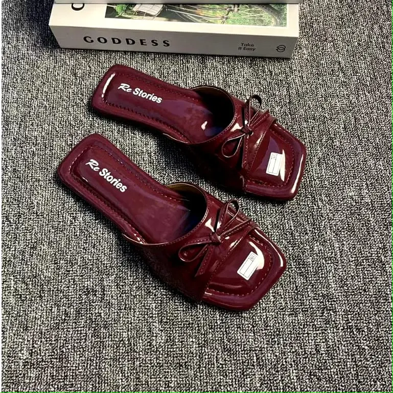 Sandal Wanita Wedges 1,5 Cm Hak Tinggi Korea Style Sandal Wanita 2025 Kekinian Sandal Kasual Wanita Model Terbaru Anti Slip Ringan Dan empuk 7