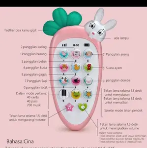 mainan edukasi baby music phone early learning menyanyi son.