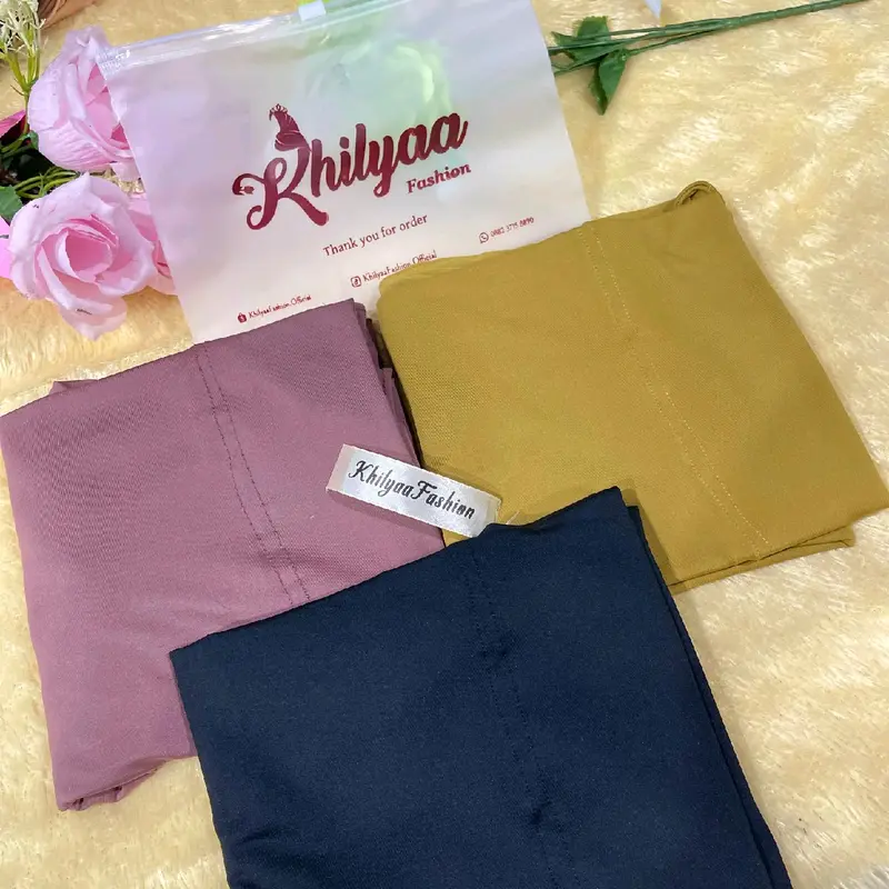 KhilyaaFashion-JILBAB INSTAN BERGO NON PET FREE ZIPPER BAG / HIJAB DAILY BERGO INSTAN JERSEY TERBARU 2