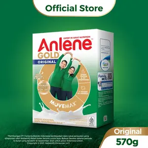 Anlene Gold 5X Susu Bubuk Dewasa Original 570G - Kuatkan Tulang, Sendi & Otot / Adult Milk Original / Dairy Milk