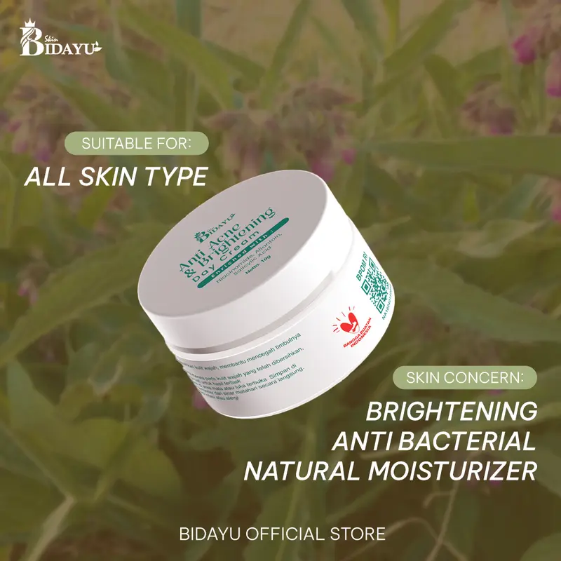 Bidayu Combo Cream – Day & Night Cream Moisturizer with Hyaluronic Acid, Peptide & Vitamin C – melembapkan, menutrisi kulit 1