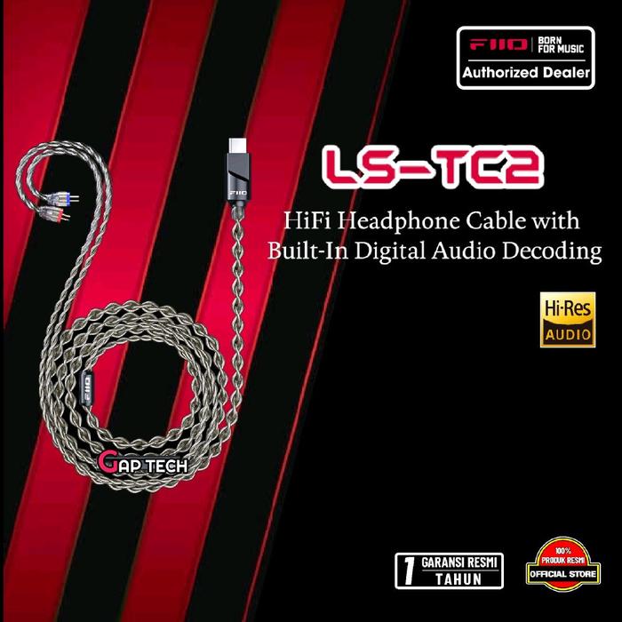 Gambar FiiO LS-TC2 / LSTC2 / LS TC 2 / LS TC2 Hi-Fi USB-C Earphone Cable IEM Cable with DSP / Digital Audio Decoding / Earphone Cable dari GAP TECH OFFICIAL Kota Administrasi Jakarta Utara Tokopedia