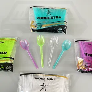 Sendok Garpu Spork Mini isi 50pcs