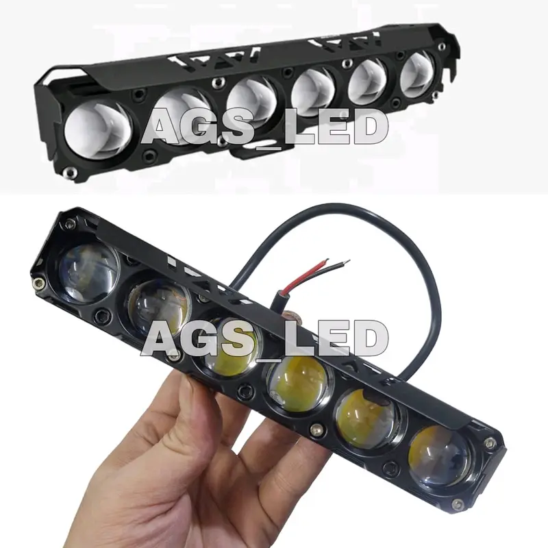 LAMPU SOROT SQL 6 LED PRO SUPER TERANG LASER LED CAHAYA KUNING PUTIH/LAMPU SOROT MOTOR DAN MOBIL SQL 6 LED PRO 1