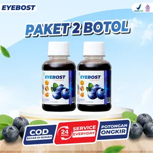 [2 BOTOL] Eyebost Madu Herbal Bantu Menjaga Kesehatan Mata minus 160 ml Original