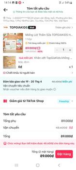 Product Review of Miếng Lót Thấm Sữa TOPGIAKIDS Hộp 100 miếng 5 lớp thấm hút dành cho mẹ sau sinh, siêu thấm, dính cao cấp (TDN) from L** t**y 0