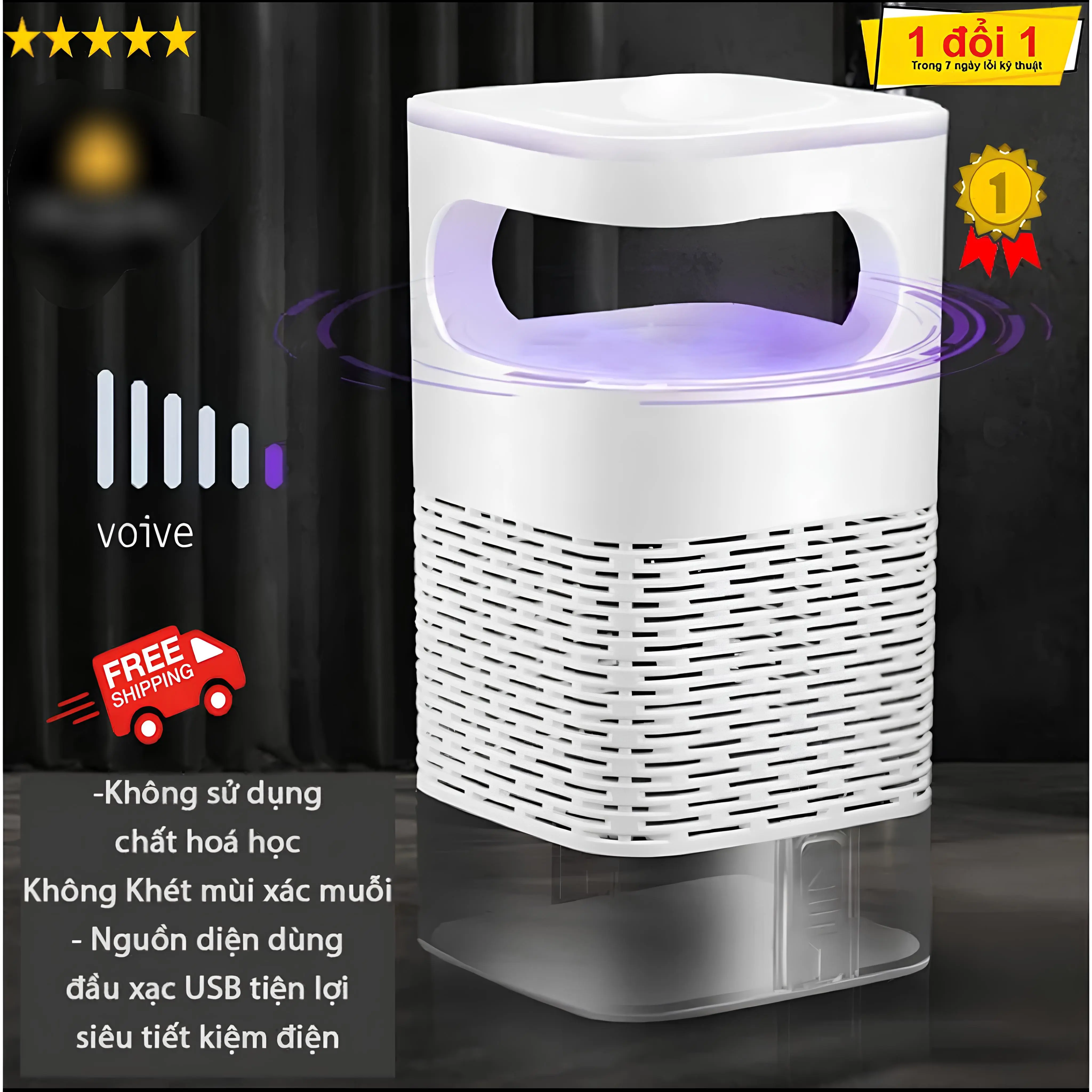 Đèn Bắt Muỗi UV Quạt Hút 2023-Máy Bắt Muối Thông Minh Cao Cấp Máy Bắt Muỗi Máy Đuổi Muỗi