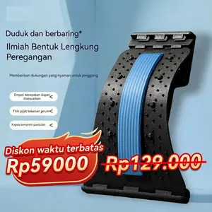 【Bantuan Olahraga】Papan Lumbar, Alat Regangan Lumbar Versi Upgrade | Alat Bantuan Postur Olahraga