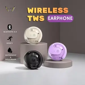 WJOY Open-Ear Earphone Bluetooth Headset Wireless dengan Kualitas Suara Hi-Fi Tahan Air IPX5 untuk Aktivitas Luar Ruangan