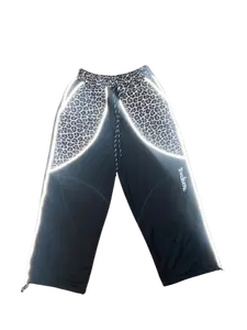Celana Skena Baggypants Terbaru Motif Leopard Plat Nyala/Reflektif Unisex Anak Laki-Laki/Perempuan Usia 4-15 Tahun Premium Medium1980