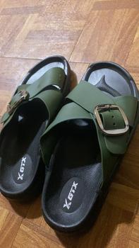 Product Review of Unisex outdoor slippers comfort cross straps slippers for men（size:40-44) Shoes Boy Footwear Walking Shoes Flipflop Slide from v**i 0