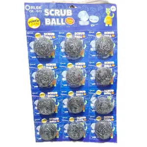 SCRUB Ball Orlee/Gosok Panci Kawat/Kawat Cuci Anti Karat/Sabut Baja Merah Pembersih SCRUB Ball Orlee/Gosok Panci Kawat/Kawat Cuci Anti Karat/Sabut Baja Merah Pembersih
