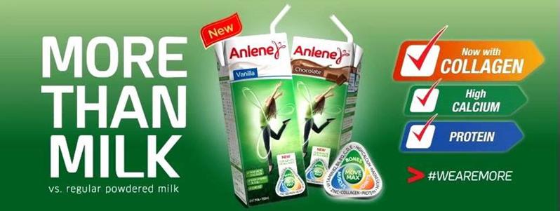 Product Introduction of (3 Sets x 4 Pack x 180ml)Anlene UHT Original Chocolate Milk Omega Plus Dark Chocolate Dutch Lady Fernleaf UHT Milk 0
