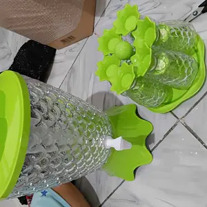 SET DISPENSER GOLDEN SUNKIST TAMI 1136 + 6 PCS GELAS GMI 5032 + TATAKAN GELAS ORIGINAL WARNA