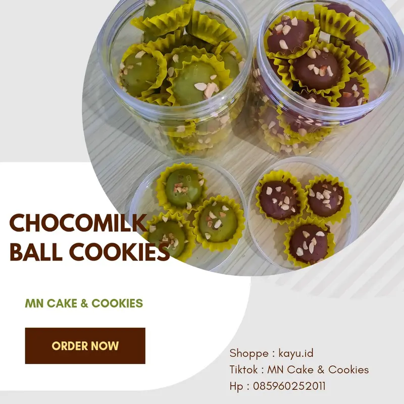 Chocomilk Ball Cookies/ Kue Kering Lebaran/ Kue Lebaran/ Cookies Lebaran/ Chocomilk 0