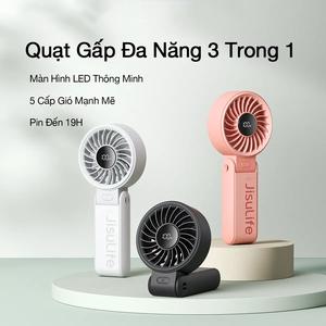 Quạt mini cầm tay gấp gọn tốc độ cao sạc USB gió mạnh siêu tĩnh âm bỏ túi làm mát mùa hè du lịch văn phòng pin trâu động cơ không chổi than để bàn đeo cổ an toàn chống kẹp tóc hàng hot TikTok bán chạy giá tốt.