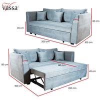 Gambar Sofabed Agnesia Sofabed Minimalis Modern By Vassa dari Vassa Sofa & Home Kab. Bogor 3 Tokopedia