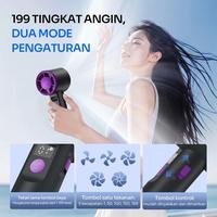 Gambar ROBOT RT-HF02 Mini Fan Kipas Genggam Portable Fan High Speed 9000RPM LED Screen Handled MiniFan Original - Garansi Resmi 1 Tahun - BLACK dari bestdeal_NEW Kota Administrasi Jakarta Pusat 4 Tokopedia