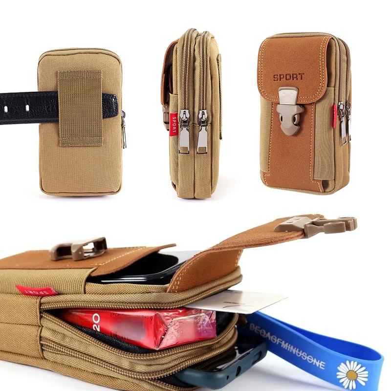 Product Introduction of Multi functional waist belt phone case, men's, large smartphone bag, waist bag, phone case tool holder, men's waist bag, phone waist bag and phone case 17