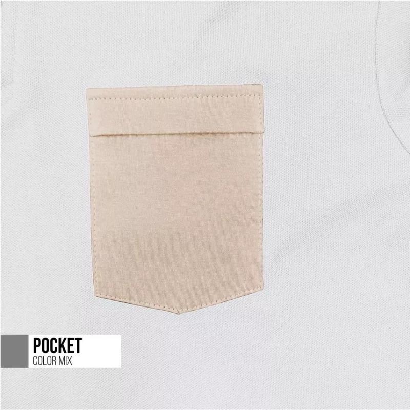 Firsthand Baju Polo Morgan Putih Kaos Pria Berkerah Casual 4