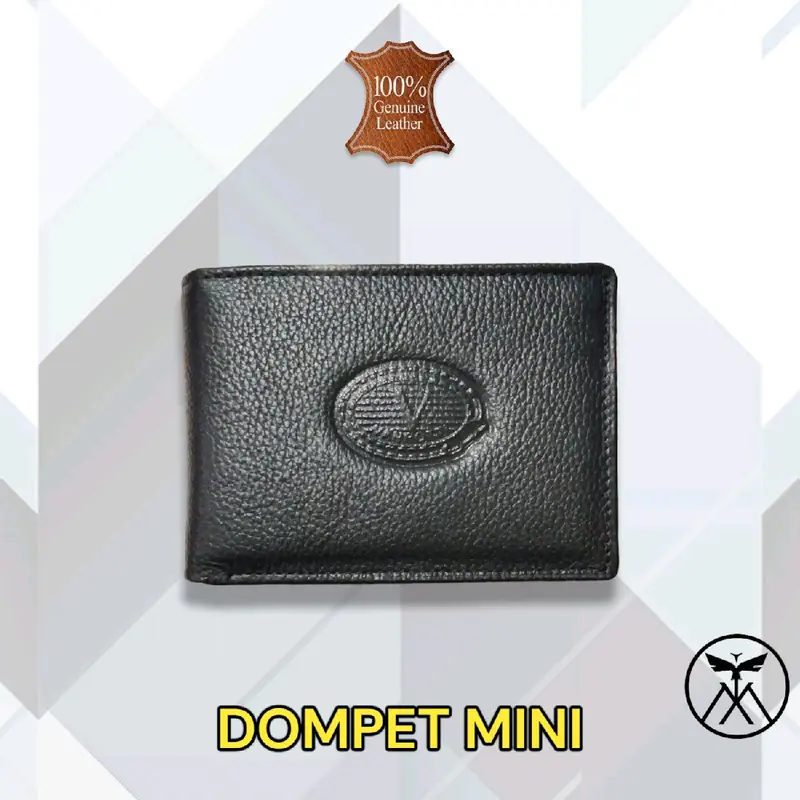 Dompet Pendek MINI KULIT ASLI (Pas Uang Kertas) Setrip 0