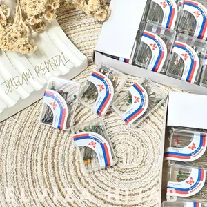 Elviza - Jarum Pentul Mini 1 BOX ISI 20 Kotak Jarum/Penitik Jilbab Muslim