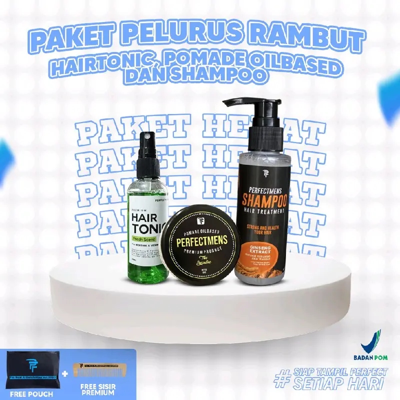 PAKET PELURUS RAMBUT PRIA PERFECTMENS PERAWATAN MELURUSKAN DAN MENUTRISI RAMBUT VITAMIN RAMBUT PRIA PERFECTMENS 0