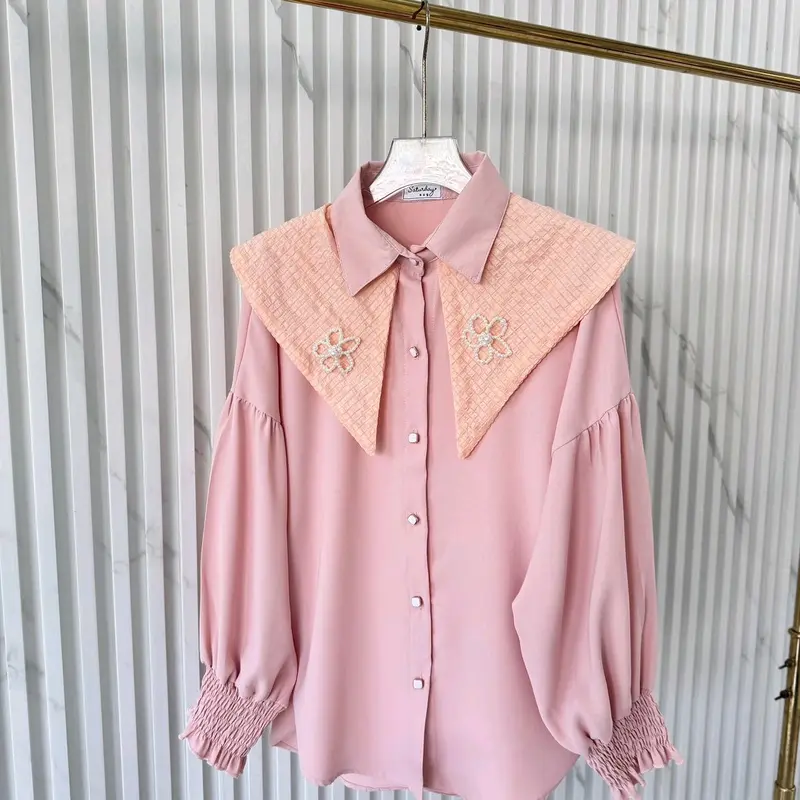 Kemeja brand saturday polly import bangkok motif kera bunga 6