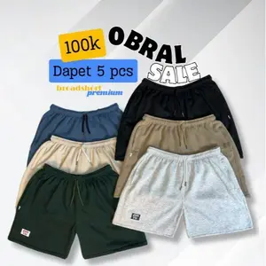 PROMO!!! Celana Pendek / Short Pants Bahan Katun Fleece Premium Pria Wanita | Celana Olahraga | Celana Santai